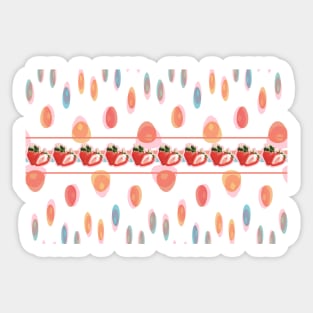 Strawberries Sticker